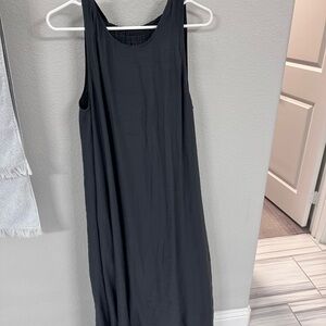 Classic Black Maxi Dress - Sleeveless Women's Maxi